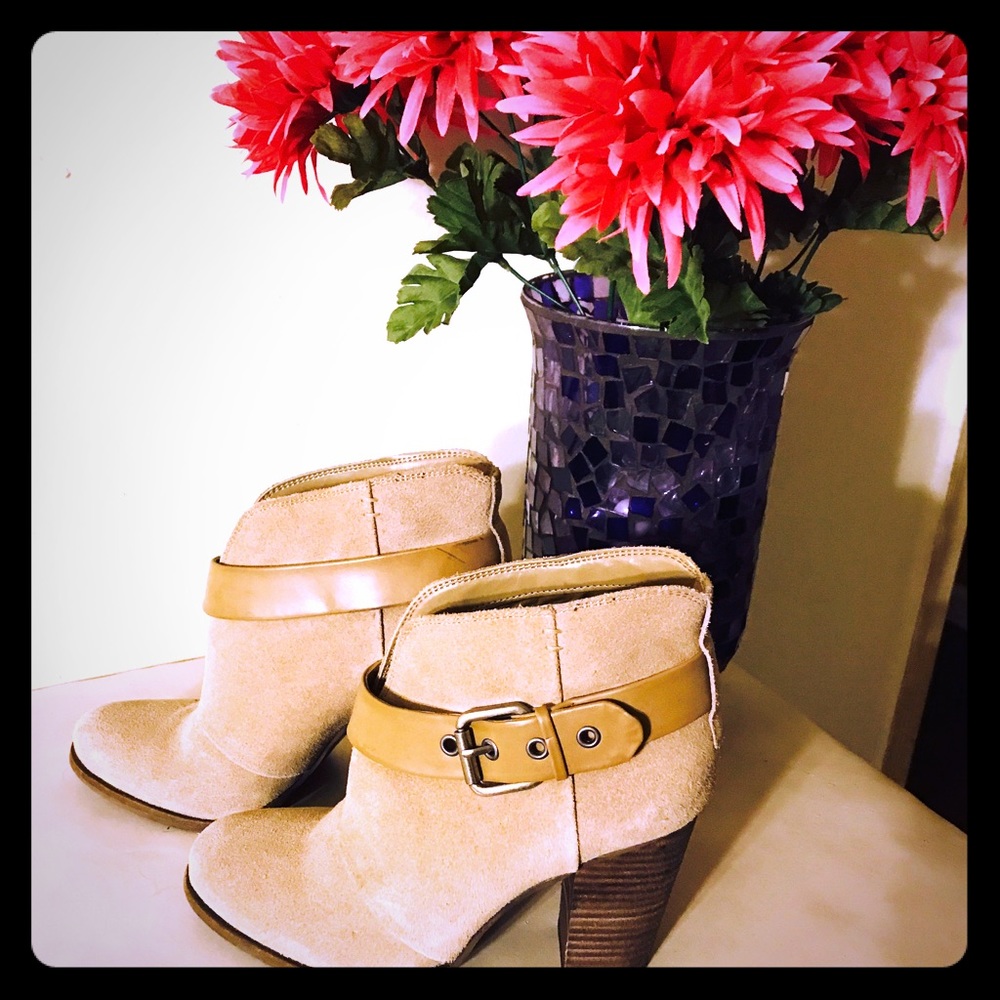Nude Ankle Boots